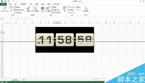 EXCEL2013怎么插入flash时间？5