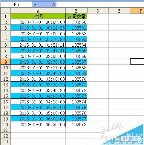 Excel表格快速隔行填充颜色的三种技巧5