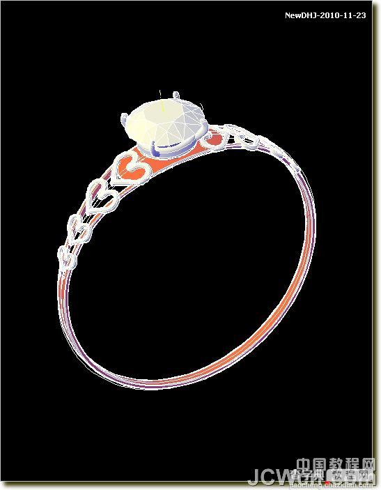 教你用AutoCAD绘制璀璨的钻石戒指65