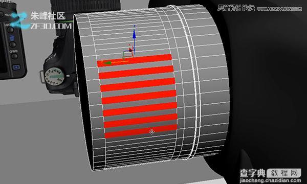 3dsmax制作数码单反照相机建模教程82