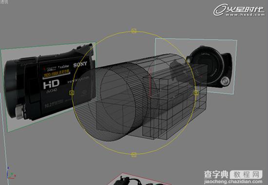 3DSMAX打造超逼真的SONY摄像机模型4