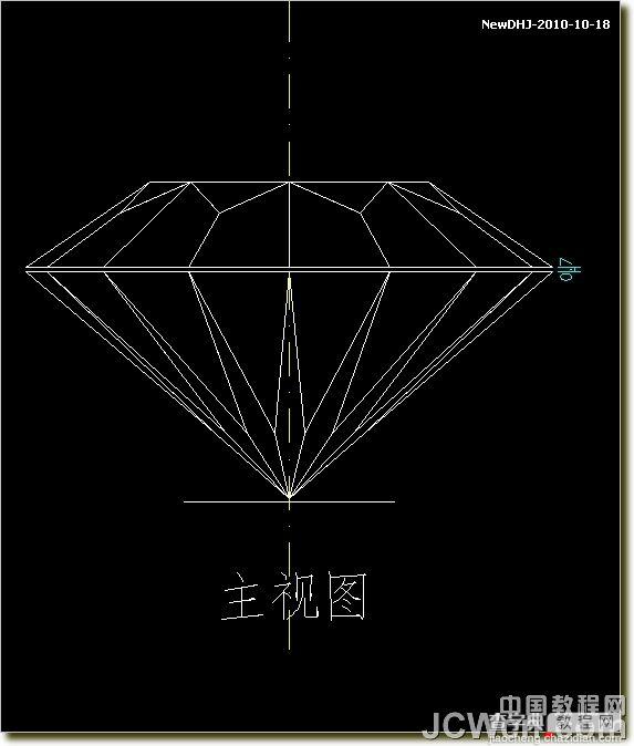 教你用AutoCAD绘制璀璨的钻石戒指33