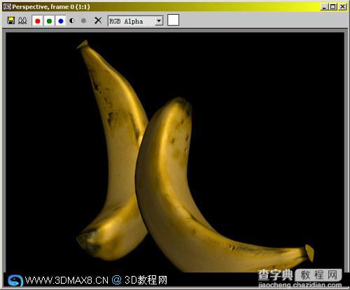 新手看过来:3DMax制作逼真香蕉教程10
