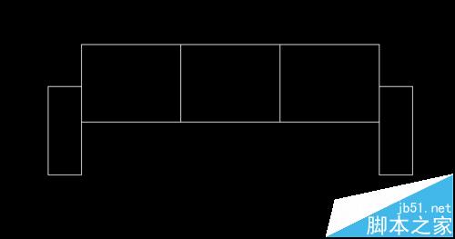 CAD简单的画沙发立面图该怎么绘制?3