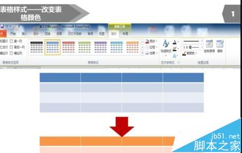 ppt表格边框颜色该怎么设置?3