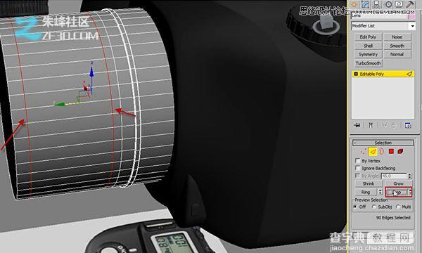 3dsmax制作数码单反照相机建模教程80