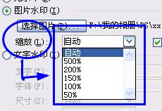 在Word2003中添加水印的方法7