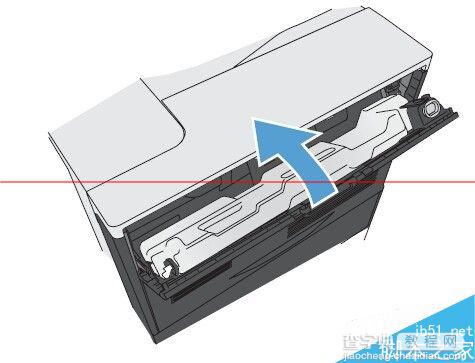 HP5525打印机怎么换碳粉收集装置?2