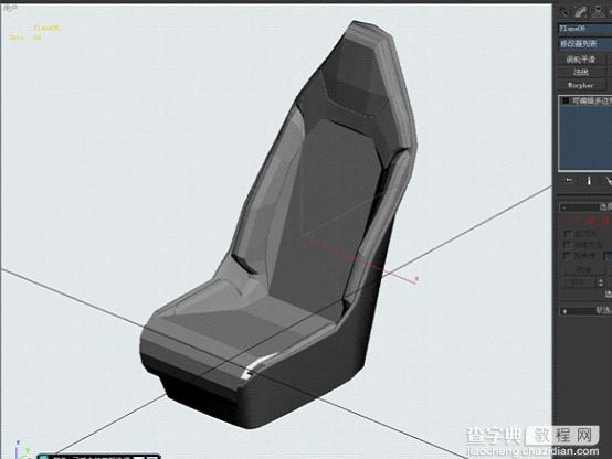 3DSMAX无需三视图制作SLR Stirling Moss仪表台、中控、座椅、后视镜38