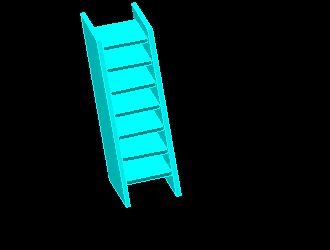 AutoCAD打造楼梯建模教程2