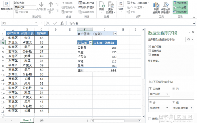 excel利用透视表如何成倍提高数据汇总效率?2