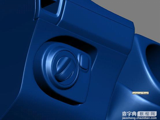 3DSMAX无需三视图制作SLR Stirling Moss仪表台、中控、座椅、后视镜29