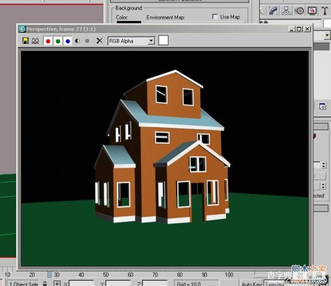 3DSMAX打造真实别墅模型教程35