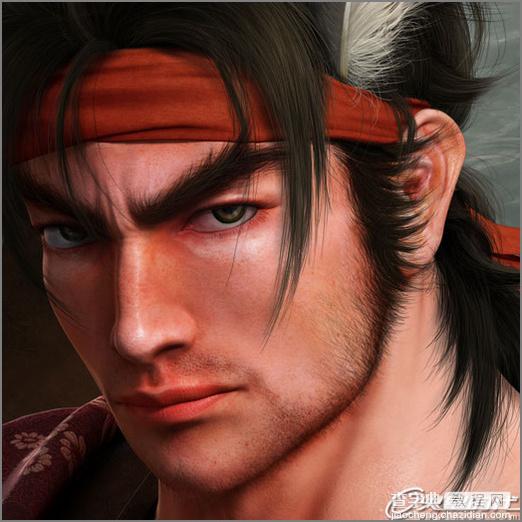 3DS Max教程:塑造网络游戏人物角色4