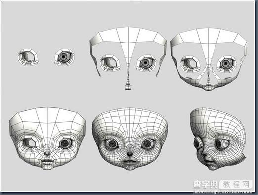 3DS Max制作可爱的大眼睛的机器娃娃图解流程4