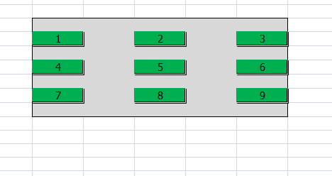 Excel如何将表格数字按键设置为立体感?1