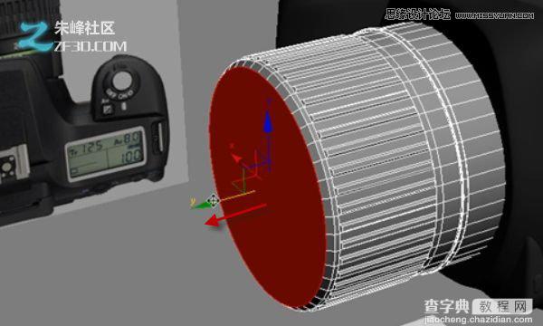 3dsmax制作数码单反照相机建模教程85