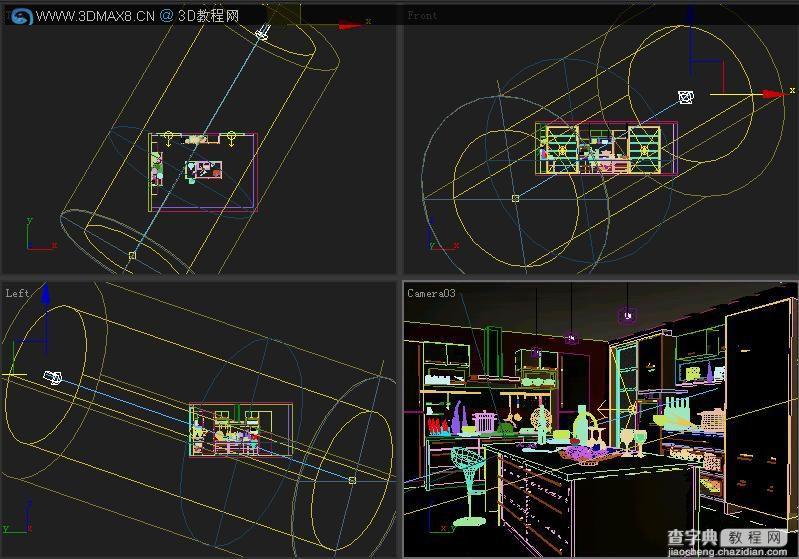 VR厨房渲染教程,带模型和贴图11