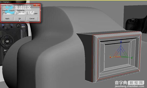 3dsmax制作数码单反照相机建模教程30