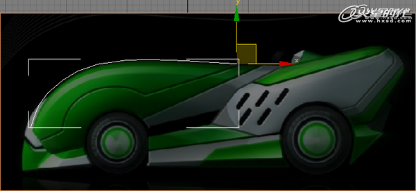 3DSMAX打造漂亮可爱的绿色卡丁车12