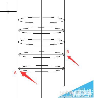 CAD怎么绘制一个螺旋上升的图形?5