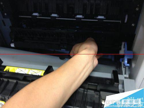 惠普M5035打印机开机显示左侧门已打开故障怎么办？6