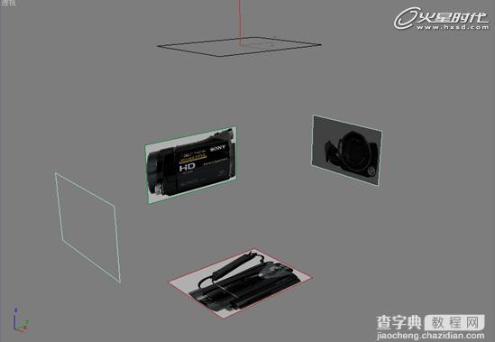 3DSMAX打造超逼真的SONY摄像机模型2