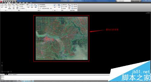 CAD中将卫星影像和原有矢量图相叠加的图文教程11