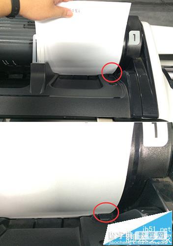 HP DesignJet T1300/T2300打印机怎么校准纸张传感器?8