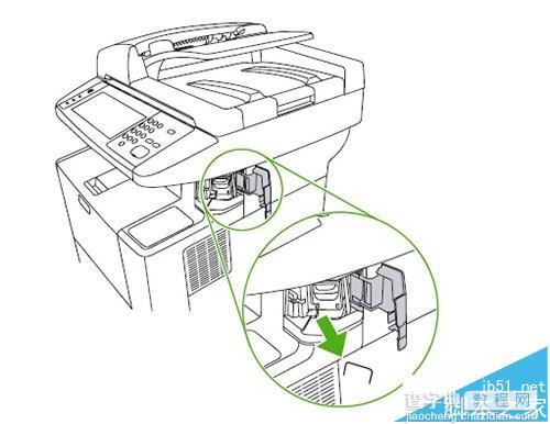 惠普hp M3027&M3035打印机订书机卡塞该怎么办?3