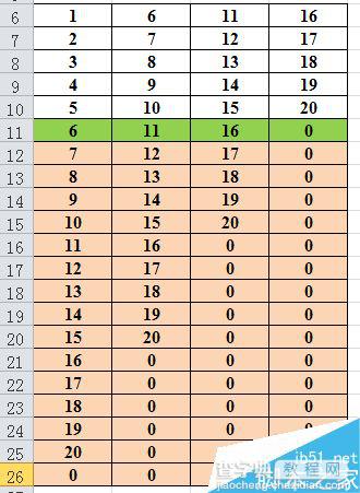 Excel2010如何将多行数据变成一列并排序呢?4
