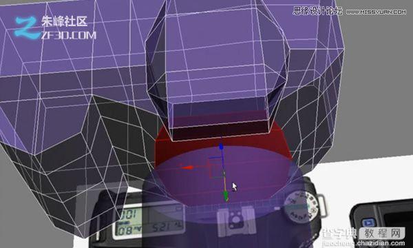 3dsmax制作数码单反照相机建模教程16