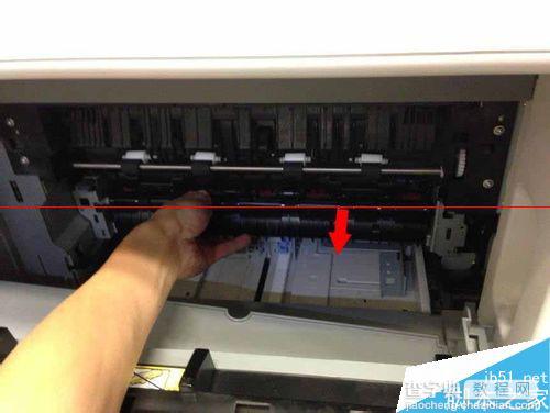 惠普M5035打印机开机显示左侧门已打开故障怎么办？7