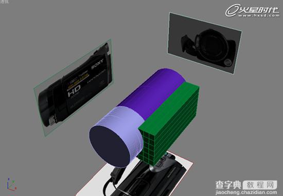 3DSMAX打造超逼真的SONY摄像机模型3