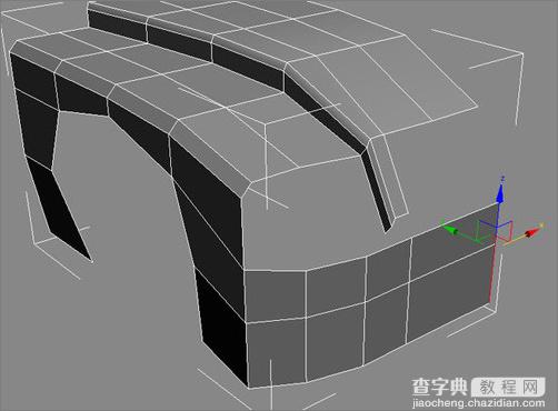 3DMAX十六个关键的步骤制作汽车建模8