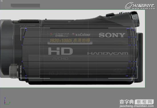3DSMAX打造超逼真的SONY摄像机模型10