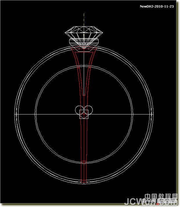 教你用AutoCAD绘制璀璨的钻石戒指58