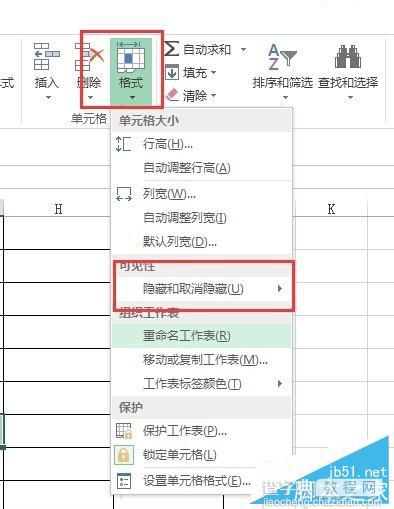 如何隐藏或显示Excel文档的工作表格 Excel文档的工作表格隐藏或显示方法3