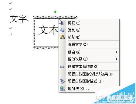 word2003怎么设置文本框随文字移动?2