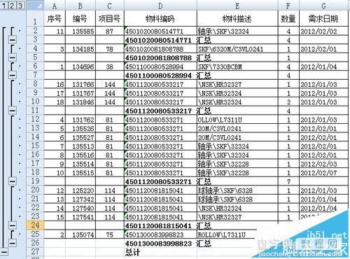 EXCEL分类汇总后怎么提取某一级的汇总结果?1