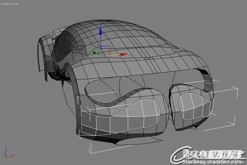 3Dsmax制作的“中国风”概念型跑车11