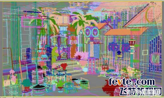 3DSMAX渲染文艺街角场景教程2