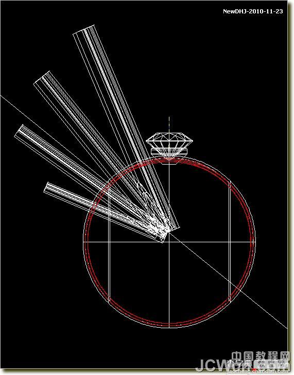 教你用AutoCAD绘制璀璨的钻石戒指62