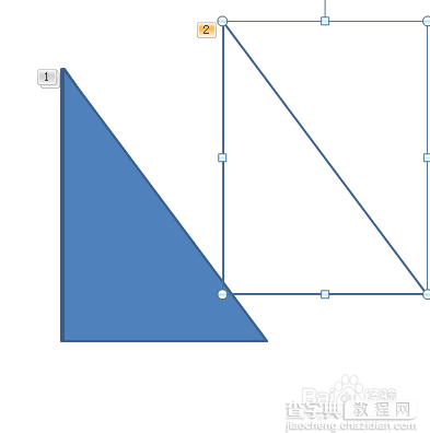 ppt如何画一个轴对称图形的旋转动画方法8