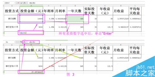 Excel中多个数求和、差、积、商具体操作方法介绍5