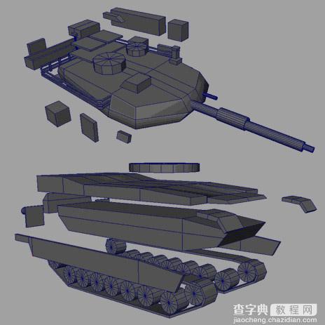 MAYA打造逼真的坦克建模10