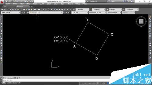 CAD块怎么设置自动标注坐标?1