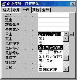 access创建宏组的方法4