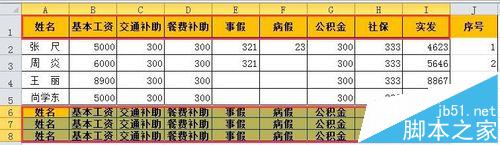 excel中怎么把工资表做成工资条?3