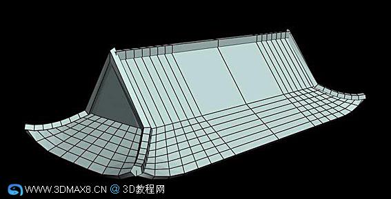 另种思路的3DMAX屋顶建模教程21